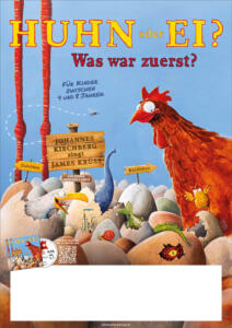 Huhn oder Ei Plakat